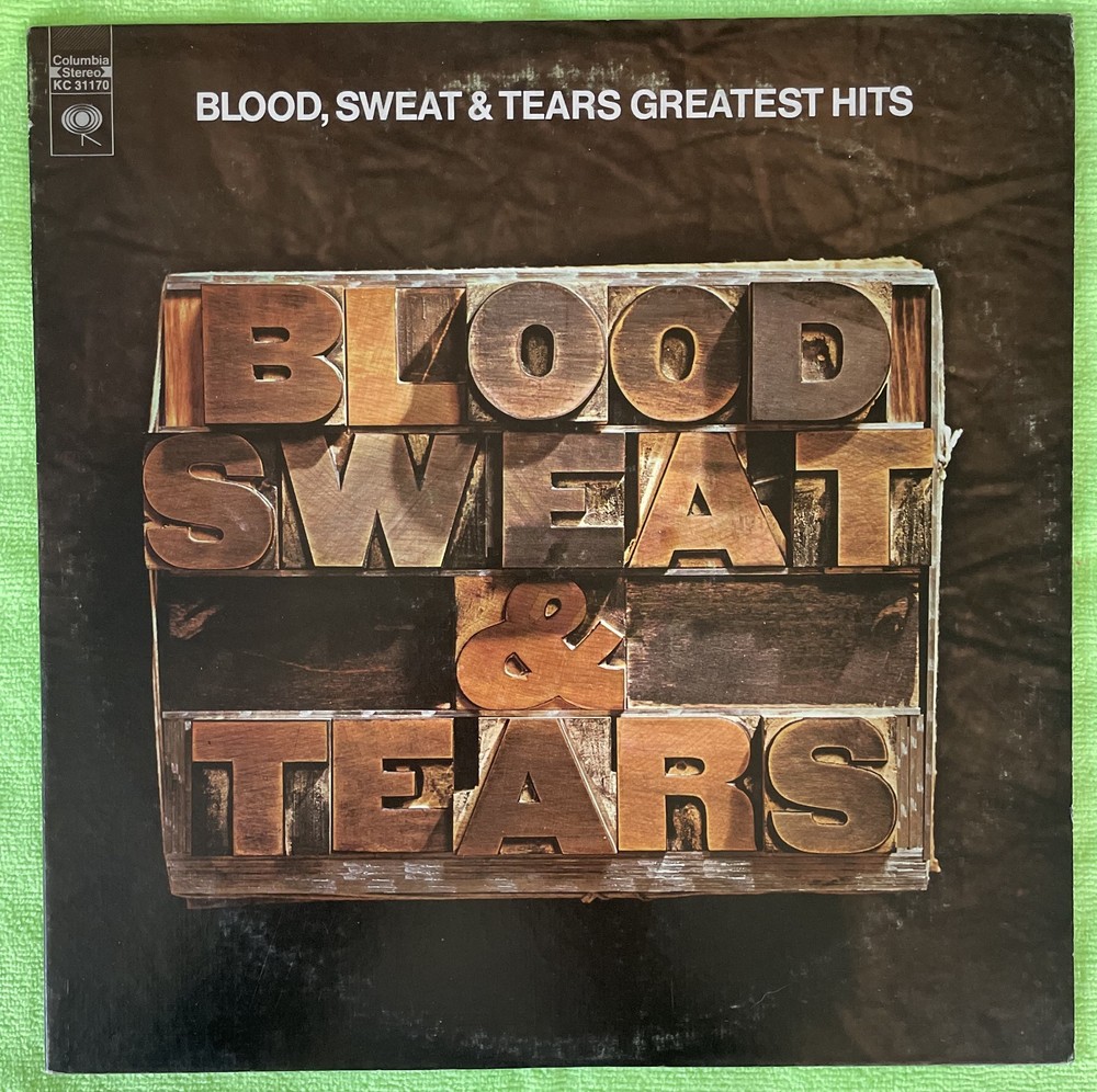 BLOOD, SWEAT AND TEARS - GREATEST HITS   1972 LP Vinyl Record Album   VG / VG