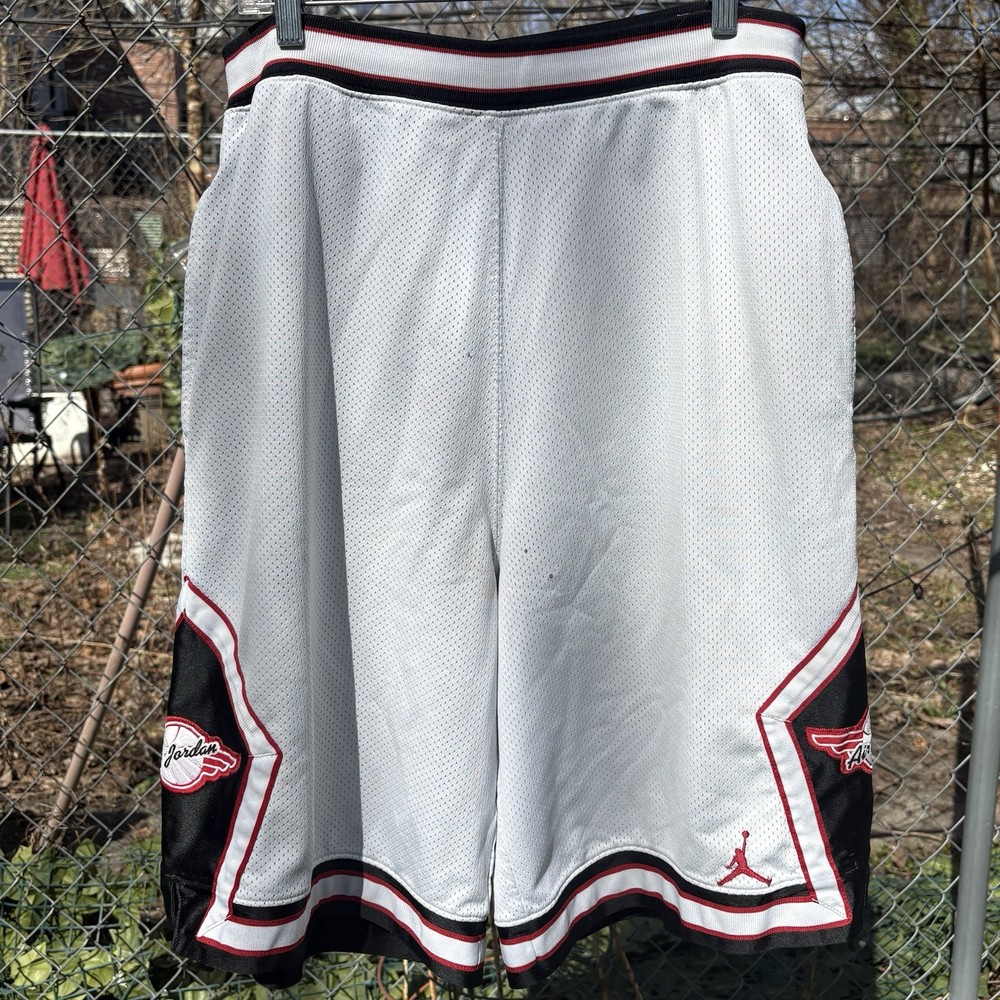 Vintage Nike Air Jordan Diamond Wings Mesh Basketball Shorts