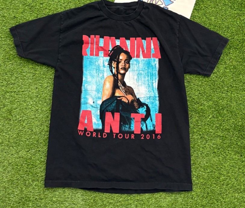 ANTI WORLD TOUR RIHANNA Unisex T-Shirt All Size ZA429