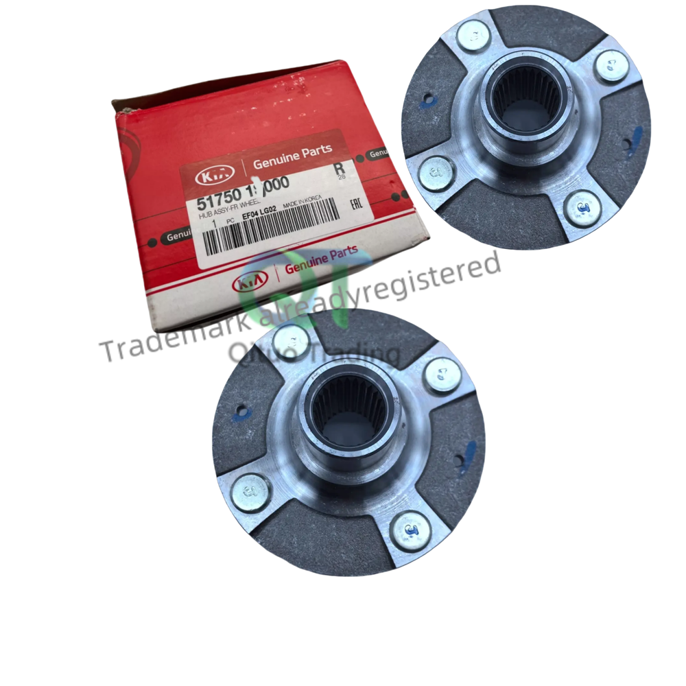 FedEx 2X GENUINE  FRONT WHEEL HUB FOR 12-17 HYUNDAI ACCENT KIA RIO 517501J000
