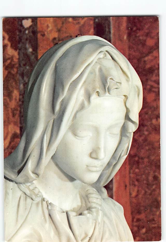 Postcard La Pieta by Michelangelo St. Peter's Basilica Vatican
