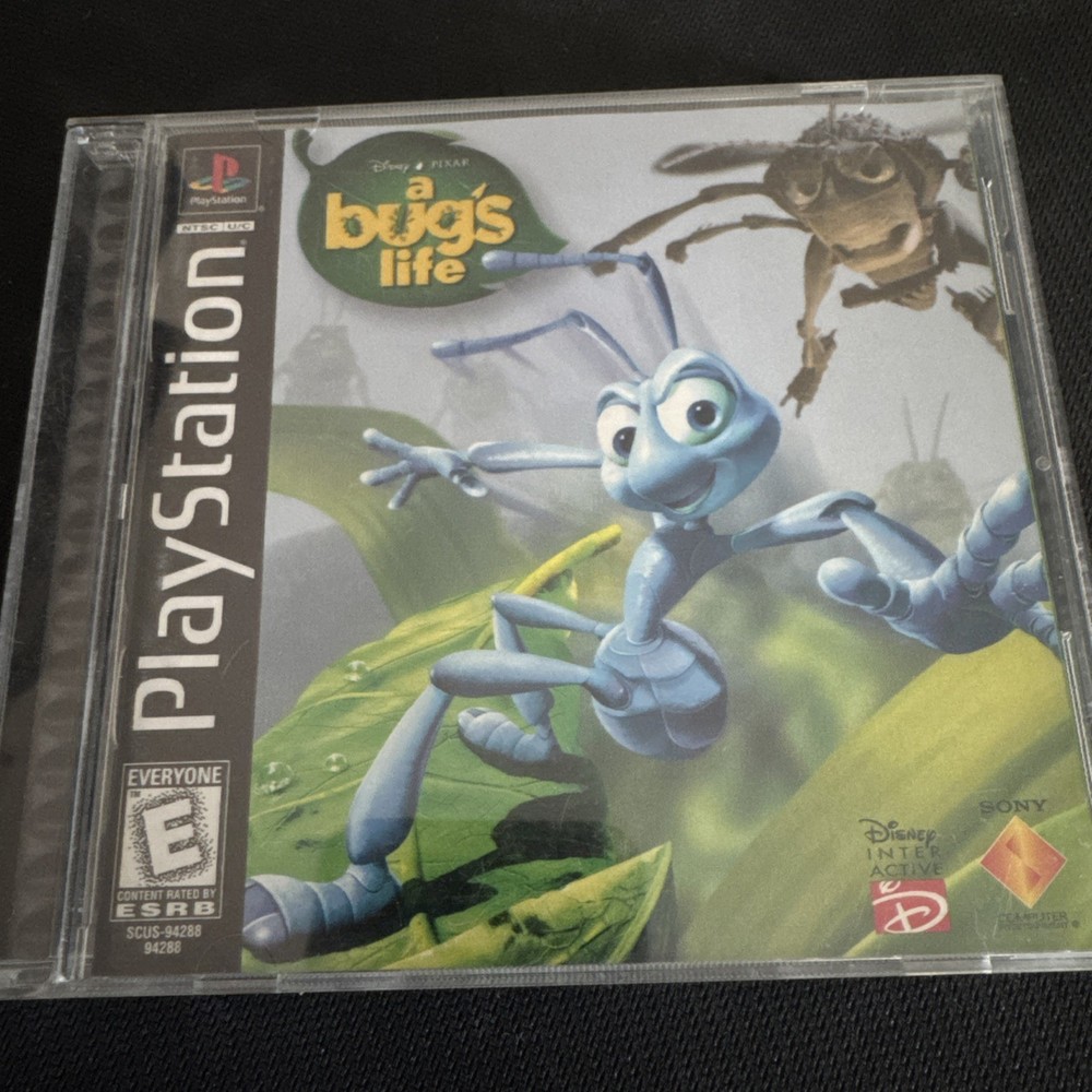 Sony PlayStation PS1 Authentic a Bug's Life Game Complete In Box Tested Working