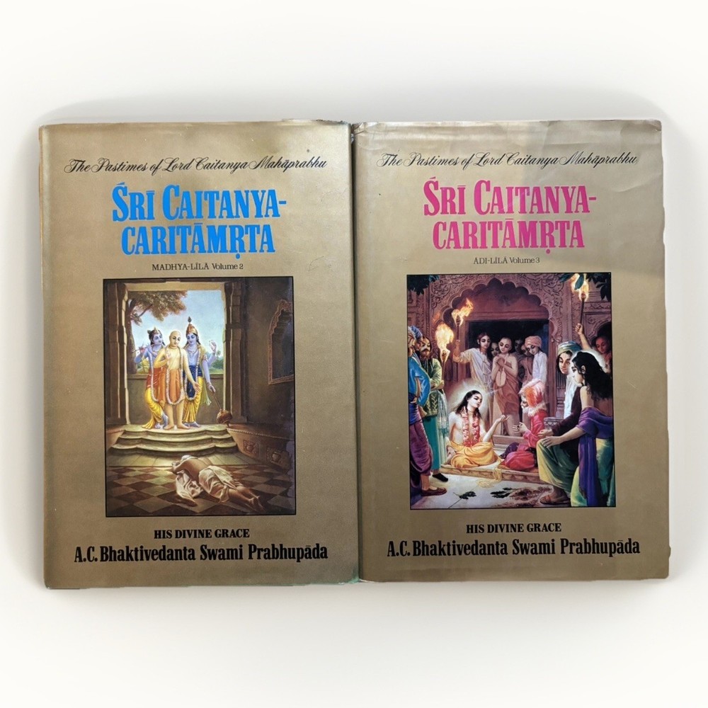 Sri Caitanya Caritamrta Vol 2 Madhya-Lila & 3 Adi-Lila Swami Bhaktivedanta Krsna