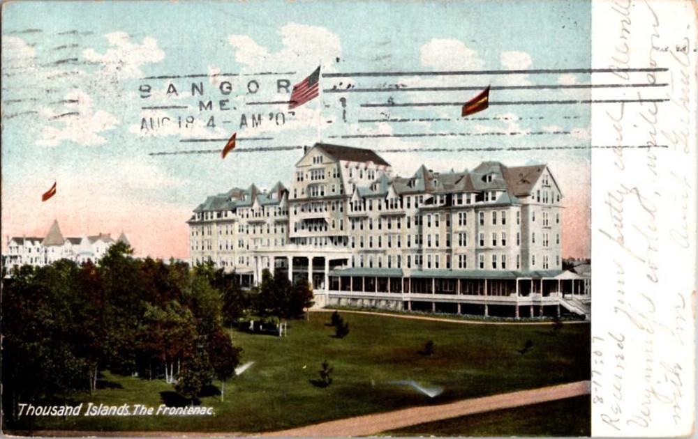 Pre-1907 FRONTENAC HOTEL Thousand Islands New York NY m/14 BB8651