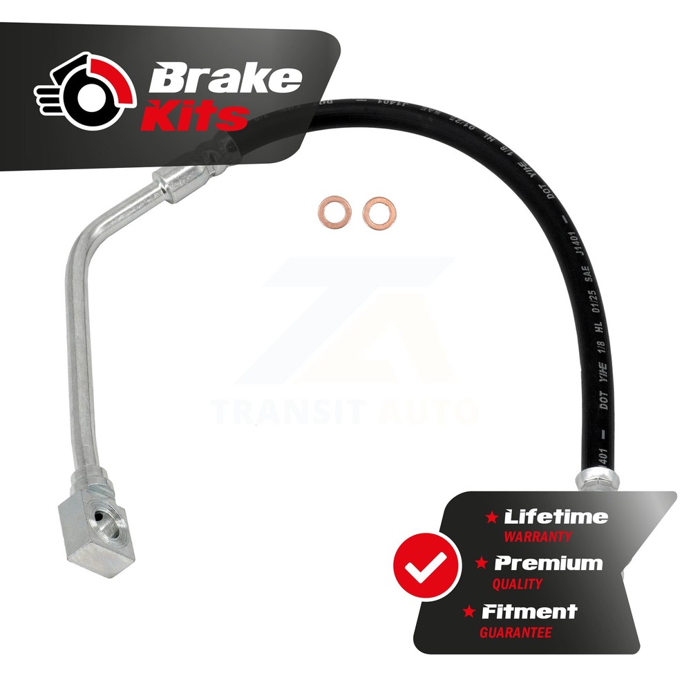 Front Left Brake Hydraulic Hose For 1988-1999 Chevrolet K1500 GAS engine