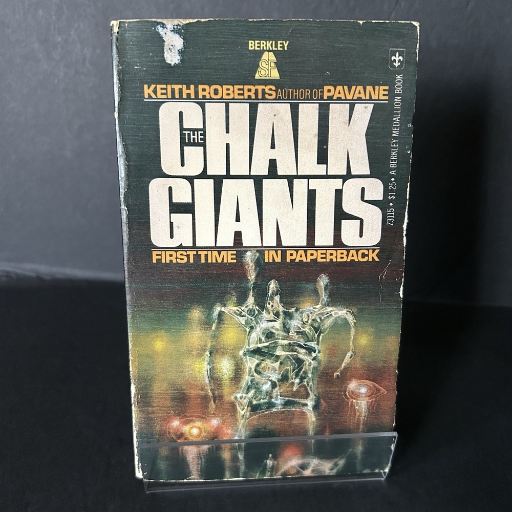 The Chalk Giants Keith Roberts 1976 Berkley Science Fiction Richard Powers Cover