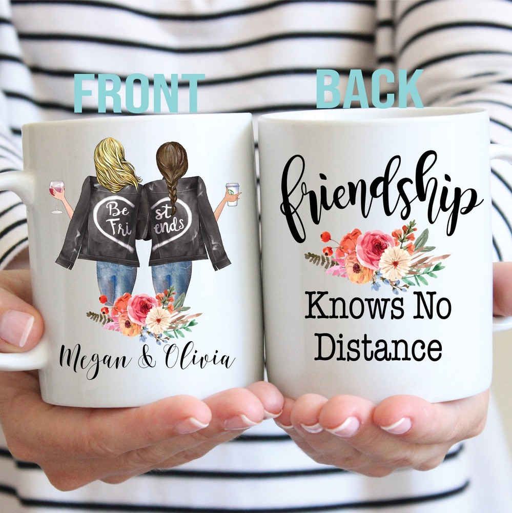 Custom Best Friend Gift Custom Bff Mug Moving Away Gift Long Distance Friend