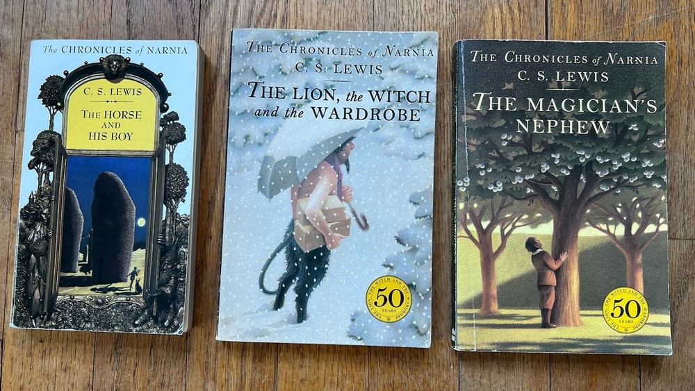 The Chronicles of Narnia Books 1-3 Paperback 1994 Lot Of 3 C. S. Lewis Softcover