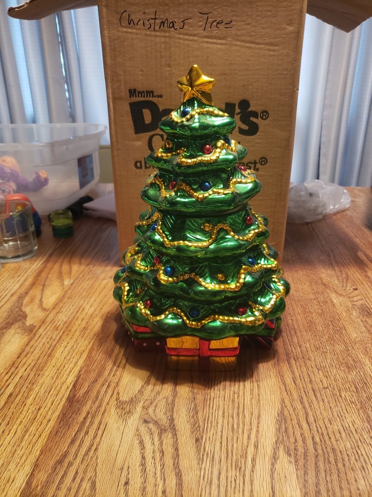 David' Cookiess Christmas tree cookie jar