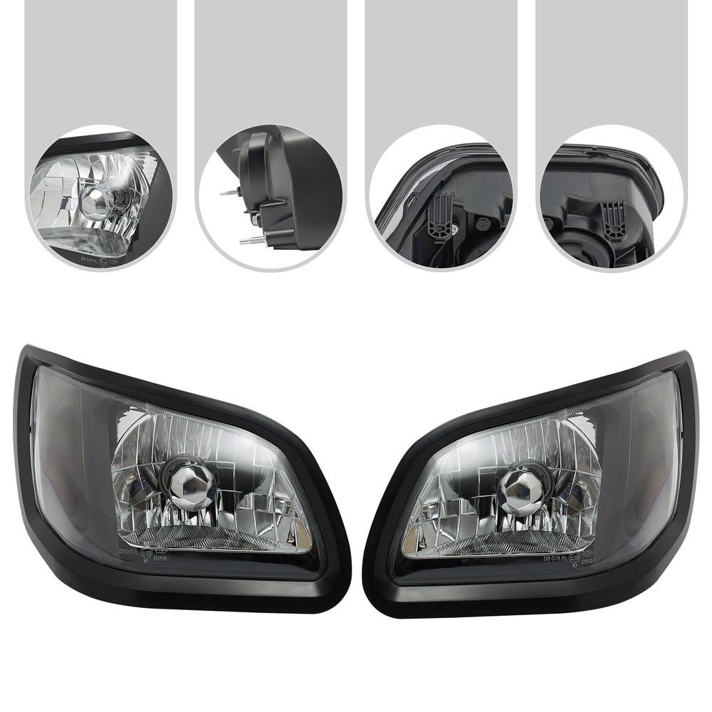 Pair Car Headlights For Kubota M96 MX4700 MX5100 Series Left & Right Front Lamps