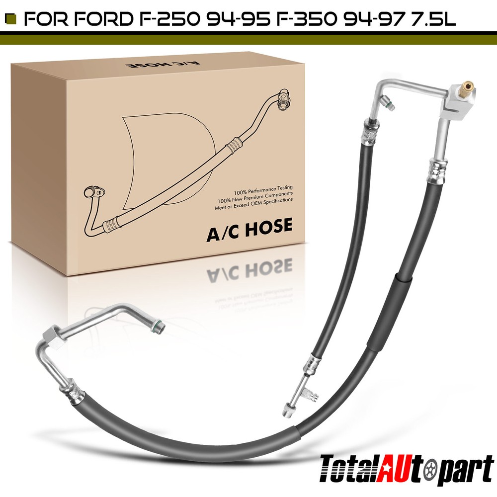 A/C Suction & Discharge Line for Ford F-250 1994-1995 F-350 1994-1997 V8 7.5L