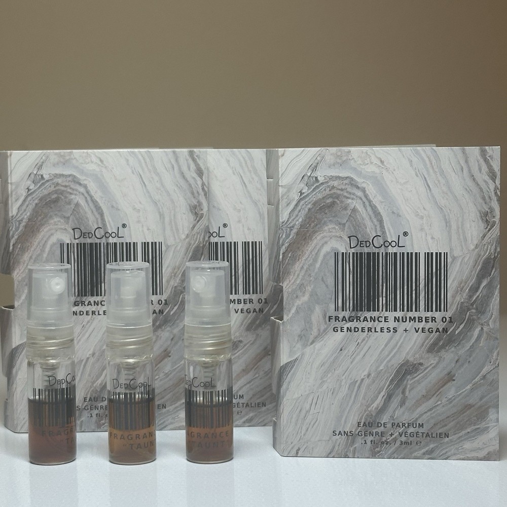3 Dedcool Fragance N•1.  3ml. Travel Size. Eau De Parfum..