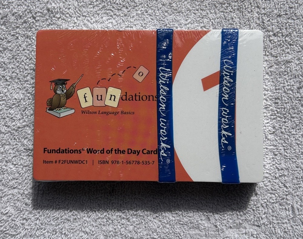 Fundations Word of the Day Cards 1 Second Edition by Barbara Wilson (Cards,Flash