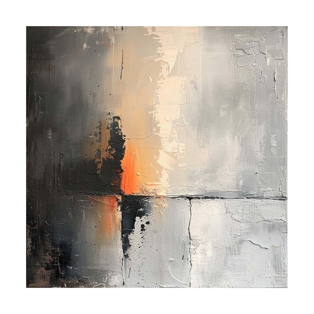 Large Hand-painted Yellow Abstract Oil Paintings On Canvas Wall Art Home Decor