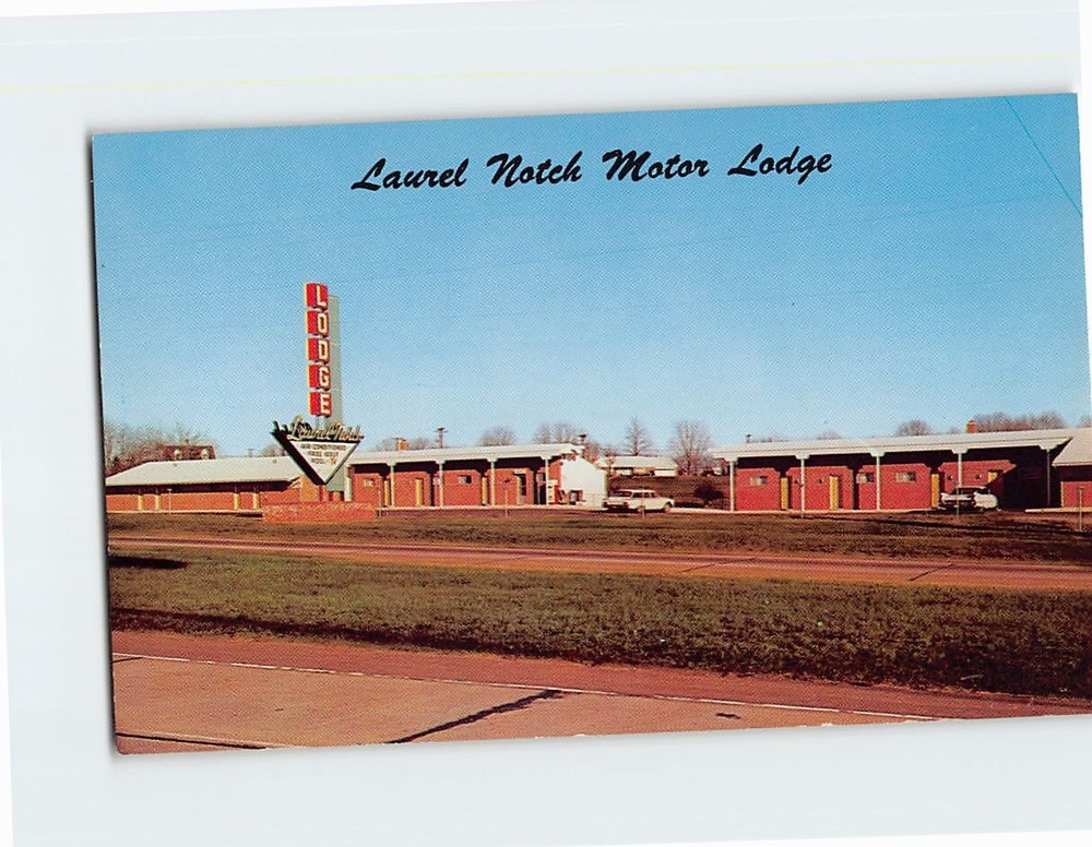 Postcard Laurel Notch Motor Lodge Bordentown USA