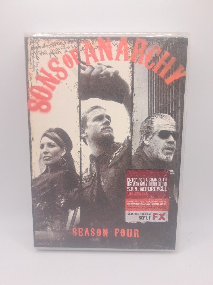 Sons of Anarchy: Season Four (DVD, 2011) NEW Sealed
