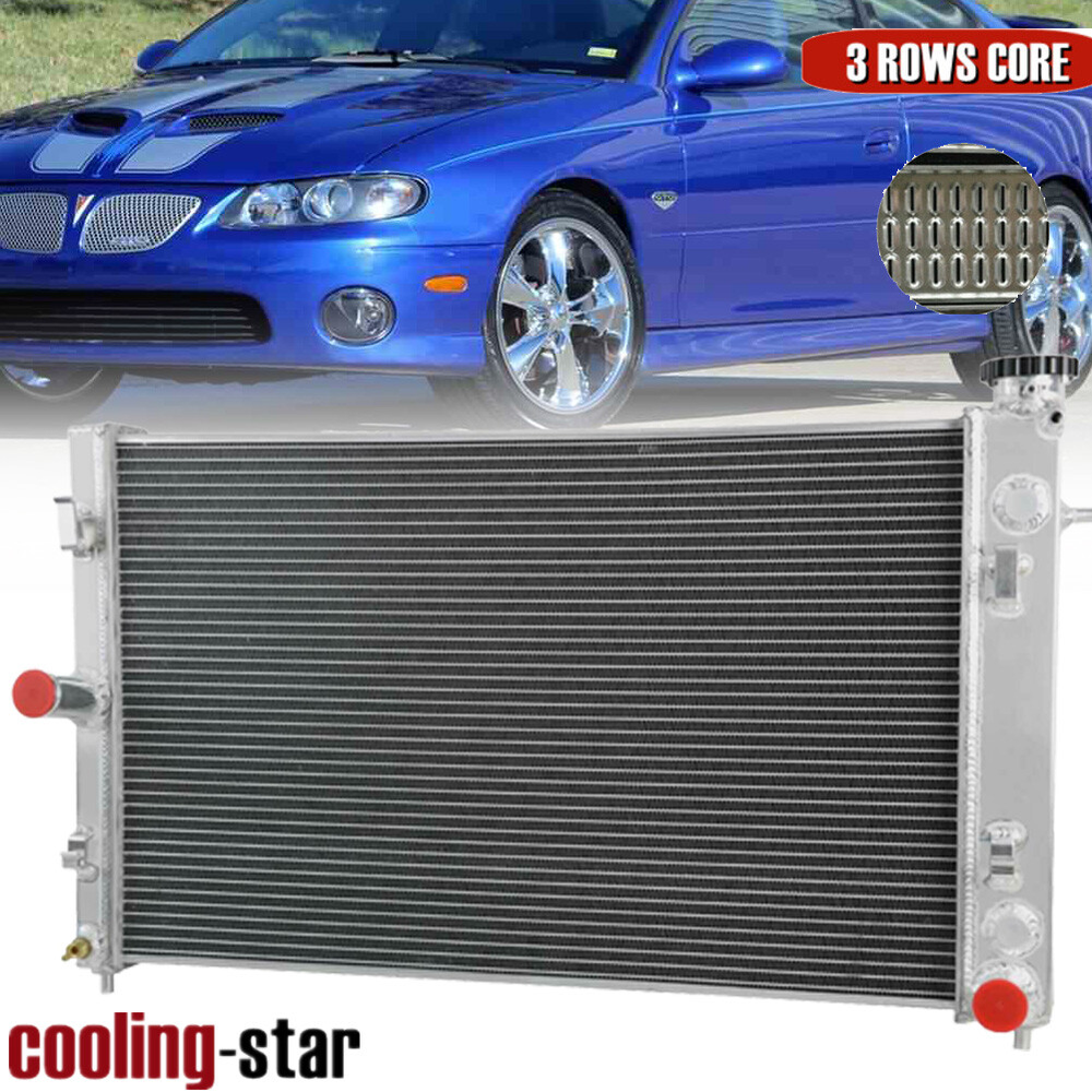 3-ROW ALUMINUM RADIATOR FIT 2005 2006 PONTIAC GTO VAUXHALL MONARO 5.7L 6.0L