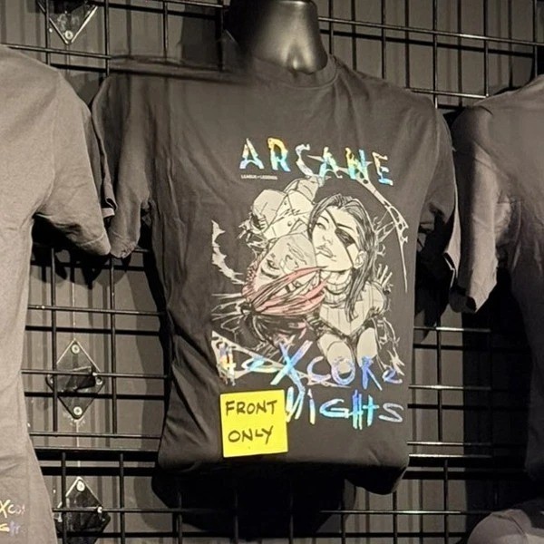 Arcane League Of Legends Hexcore Nights 2025 T-shirt Reprinted