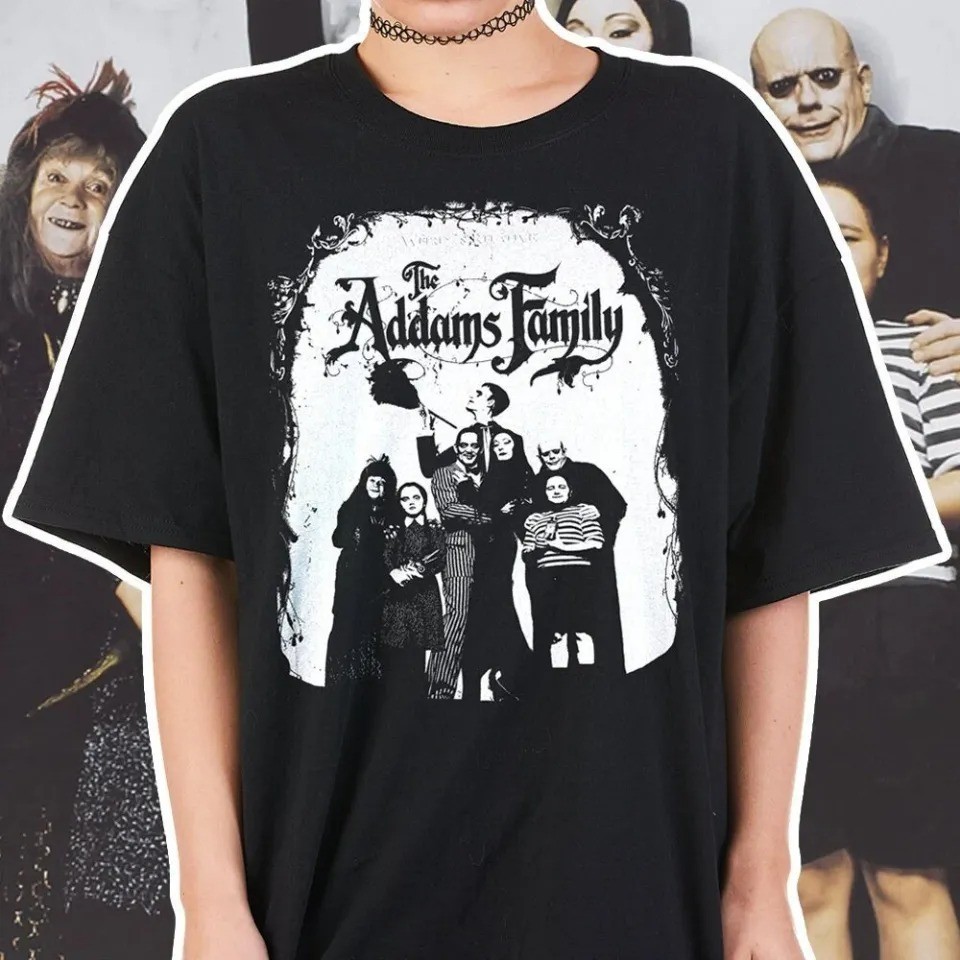 Addams Family Retro Movie Unisex Tee S-5XL