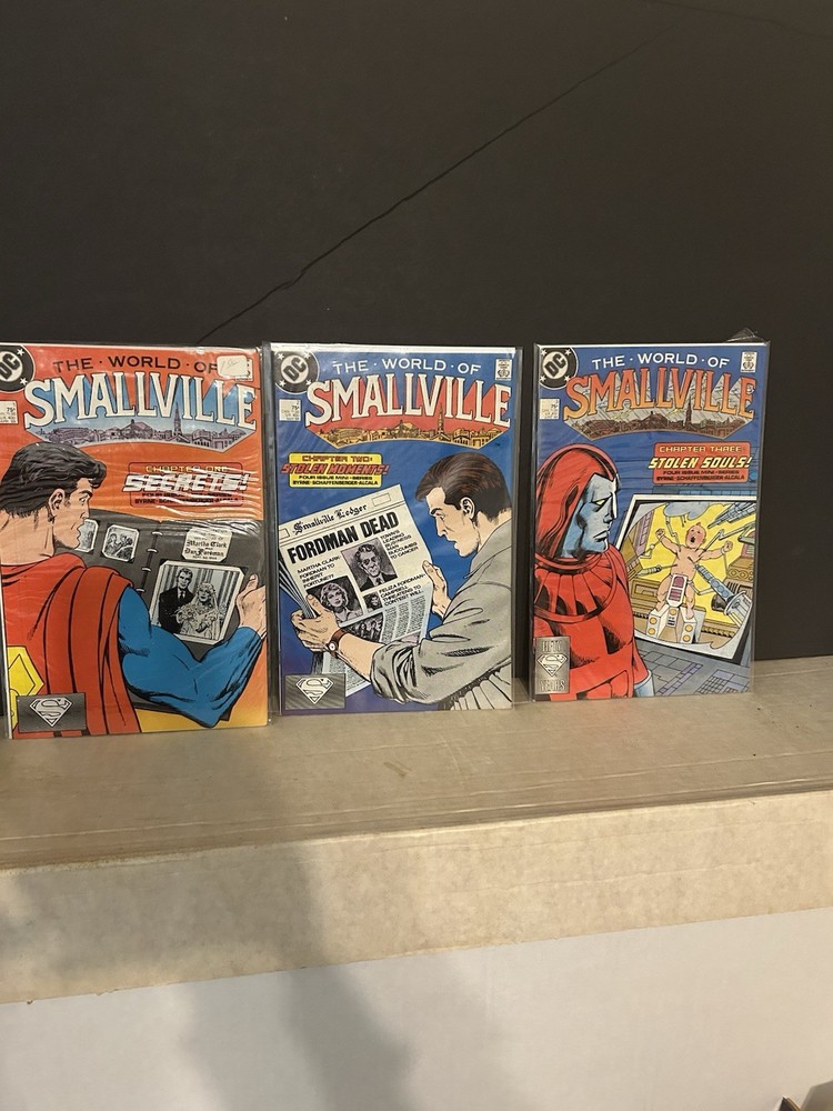 The World of Smallville 1988 1-3 DC Comics NM 1st Print