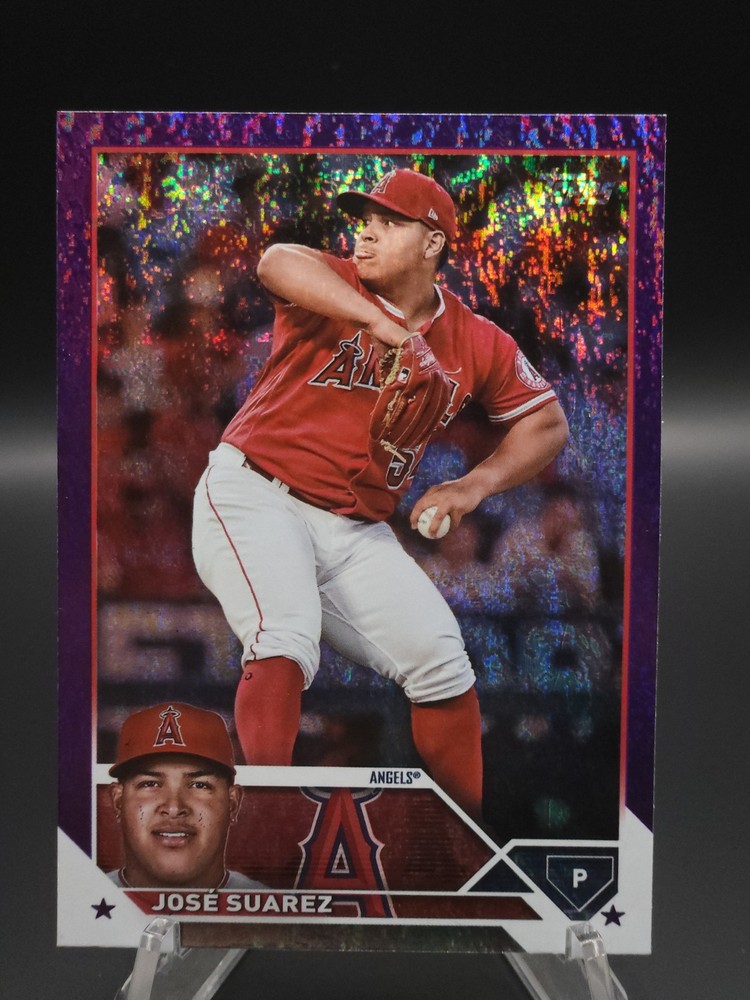 2023 Topps Series 2 Jose Suarez Purple Foil Parallel #609 /799