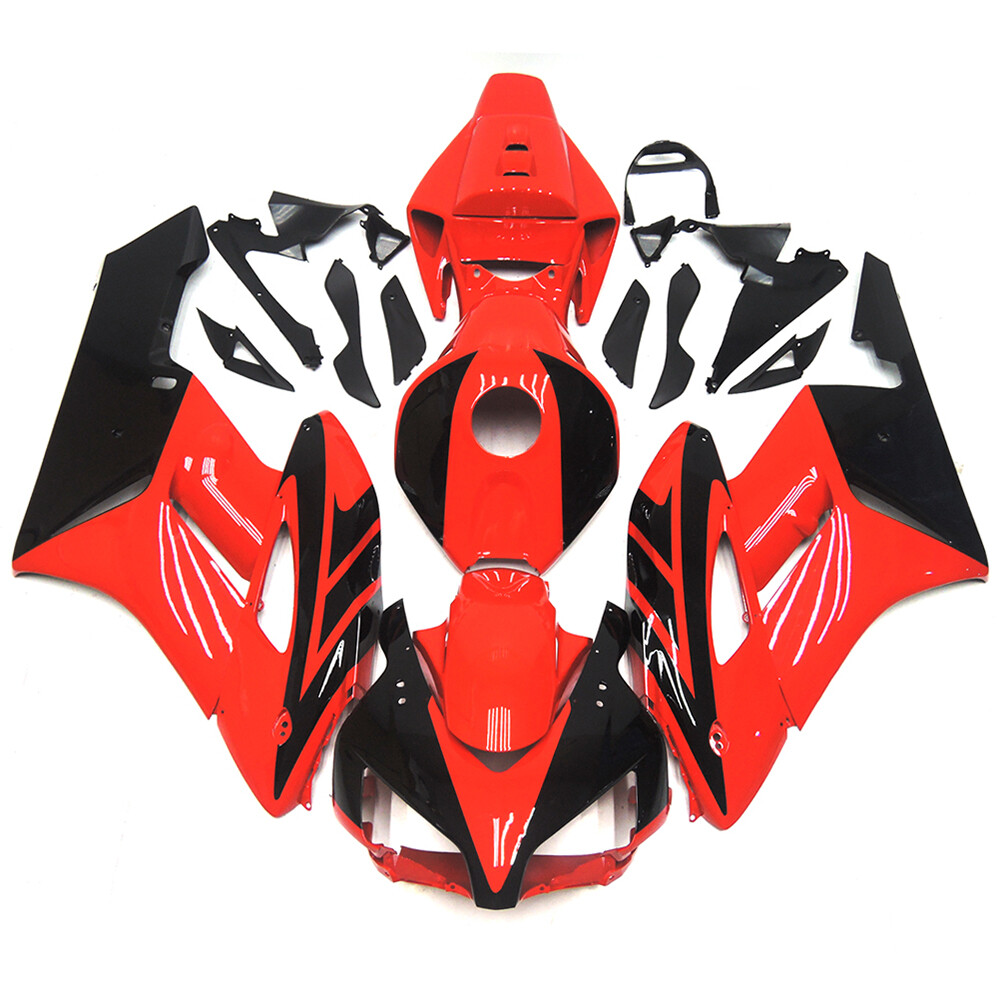 ABS Plastic Red Black Fairing Kit for Honda CBR1000RR 2004 2005 04 05 Bodywork