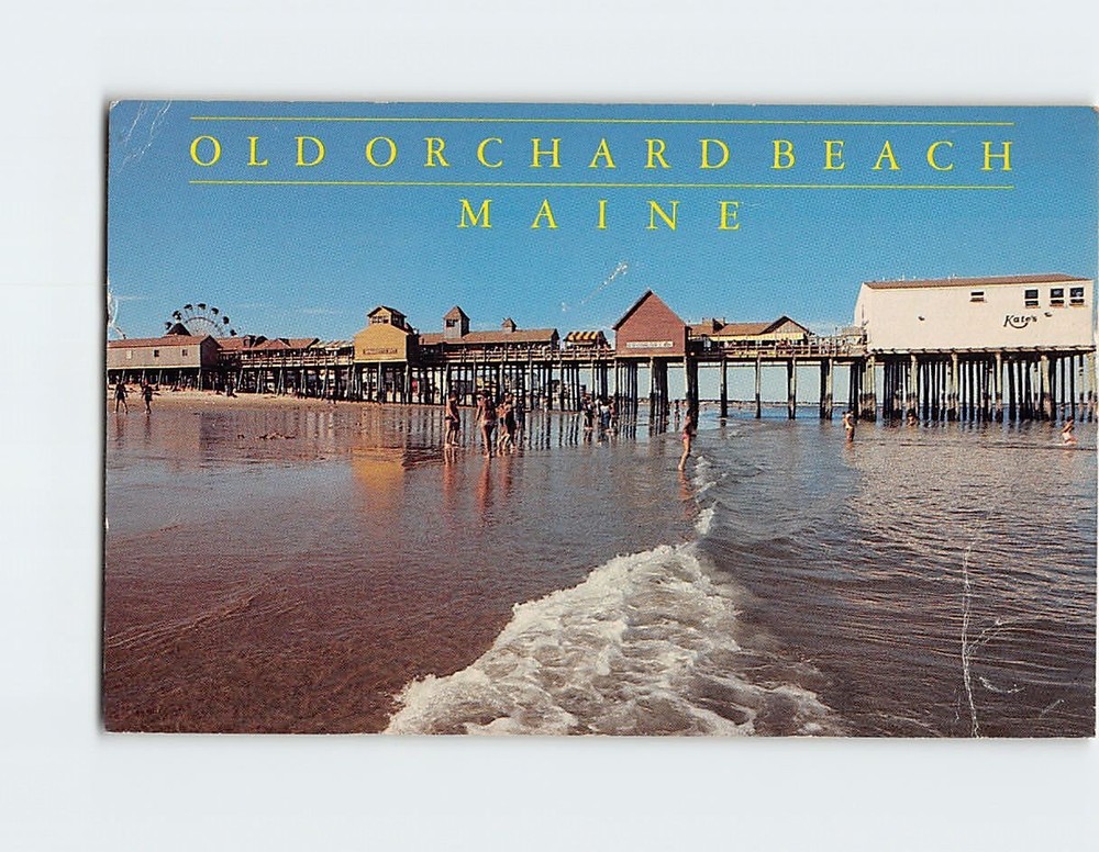 Postcard The Pier At Old Orchard Beach Maine USA
