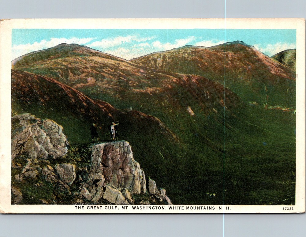 Postcard NH White Mountains The Great Gulf Mt. Washington