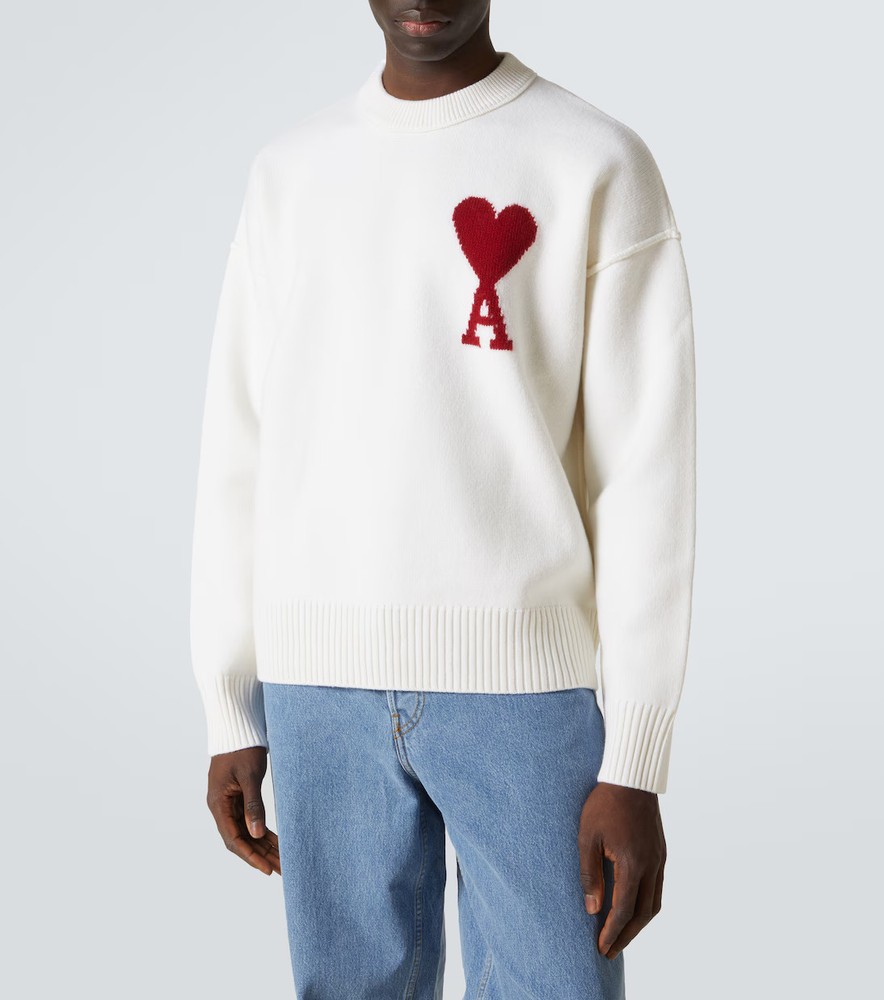 Ami Paris Sweater S White
