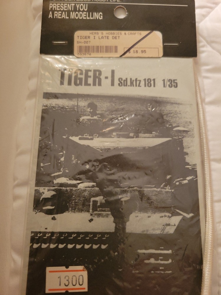 The Show Modelling Tiger I Sd.kfz 181 1/35 Etching Kit No. 007