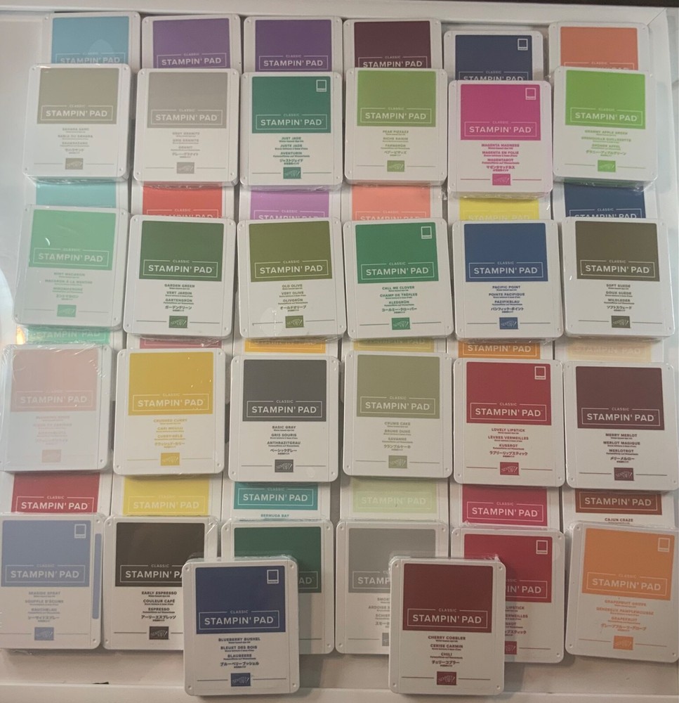 Stampin Up Ink Pad USED Current Design Case Classic Ink Pads PICK COLOR