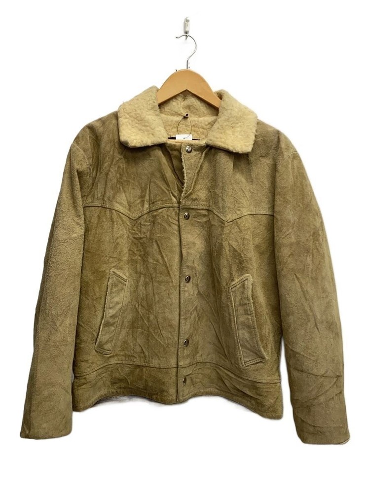 Sears Leather Jacket Blouson/42/Suede/Beg 3502