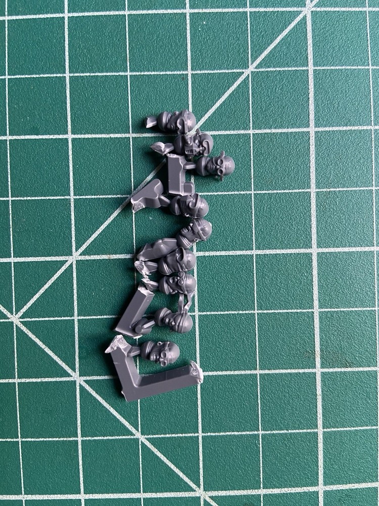 Genestealer Cults Brood Brothers Heads x9 From Atalan Jackals Kit