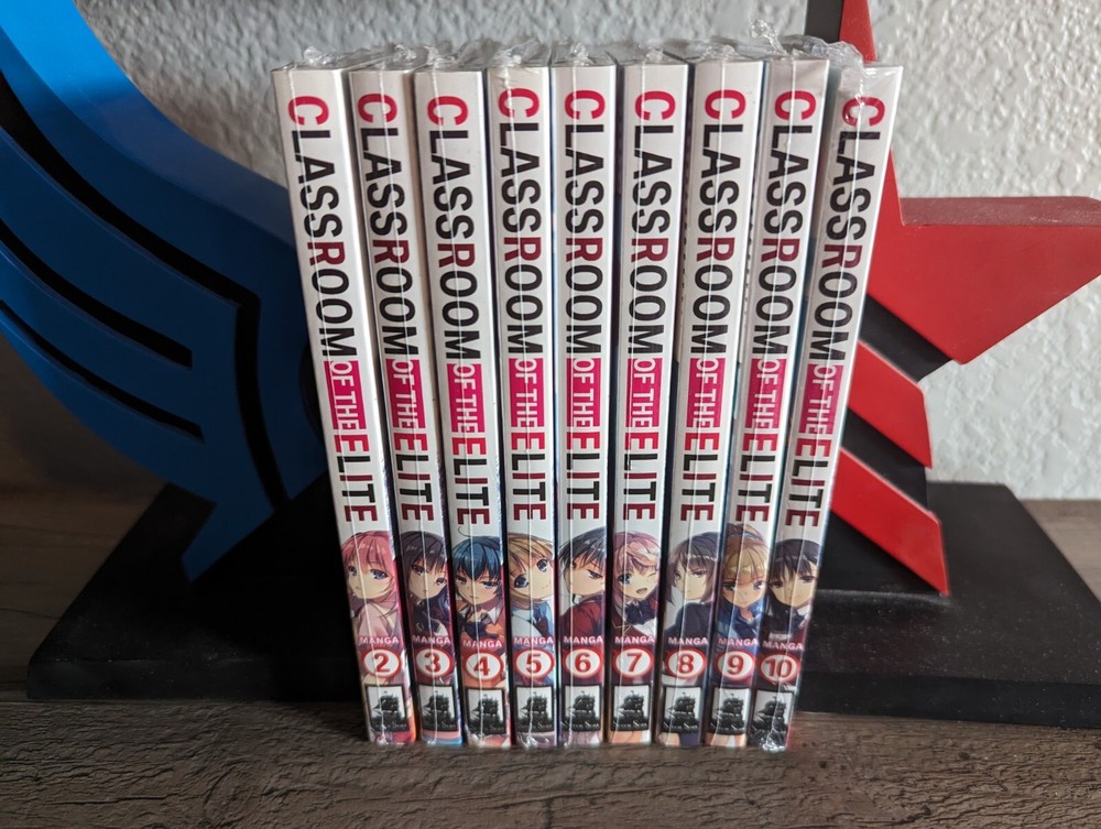 Classroom of the Elite Vol 2-10 English Manga Set - New Yuyu Ichino Comedy