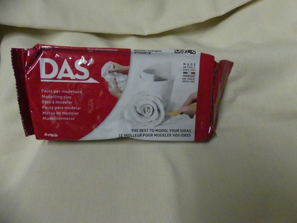 DAS Air-Hardening White Modeling Clay 1.1 lb Acid-Free Non-Toxic-image