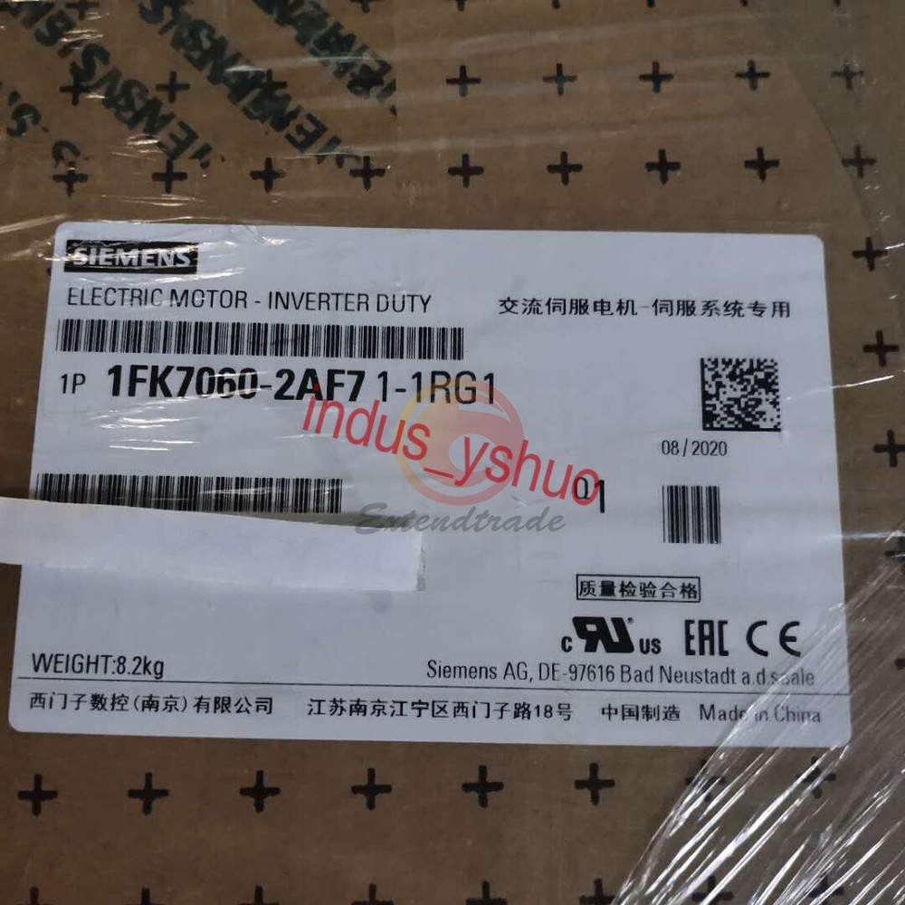 ONE SIEMENS Servo Motor 1FK7060-2AF71-1RG1 NEW