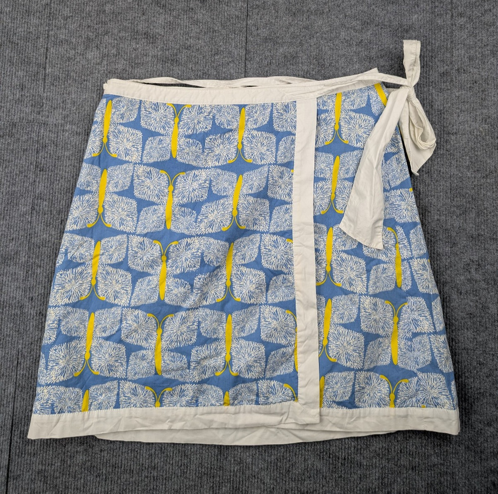 Lilly Pulitzer Wrap Skirt Womens 8 Reversible Beach Tropical Resort Butterfly