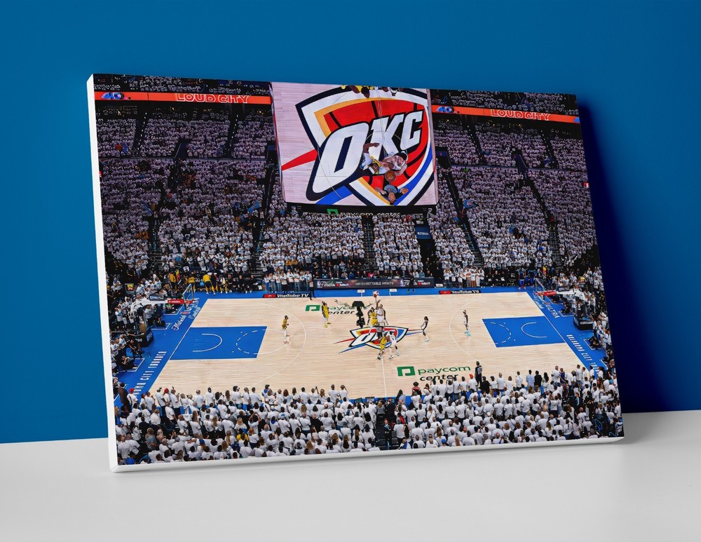Oklahoma City Thunder Arena Poster or Canvas - OKC Thunder Wall Art