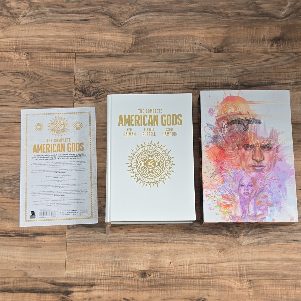 Neil Gaiman The Complete American Gods Hardcover Graphic Novel Slipcase