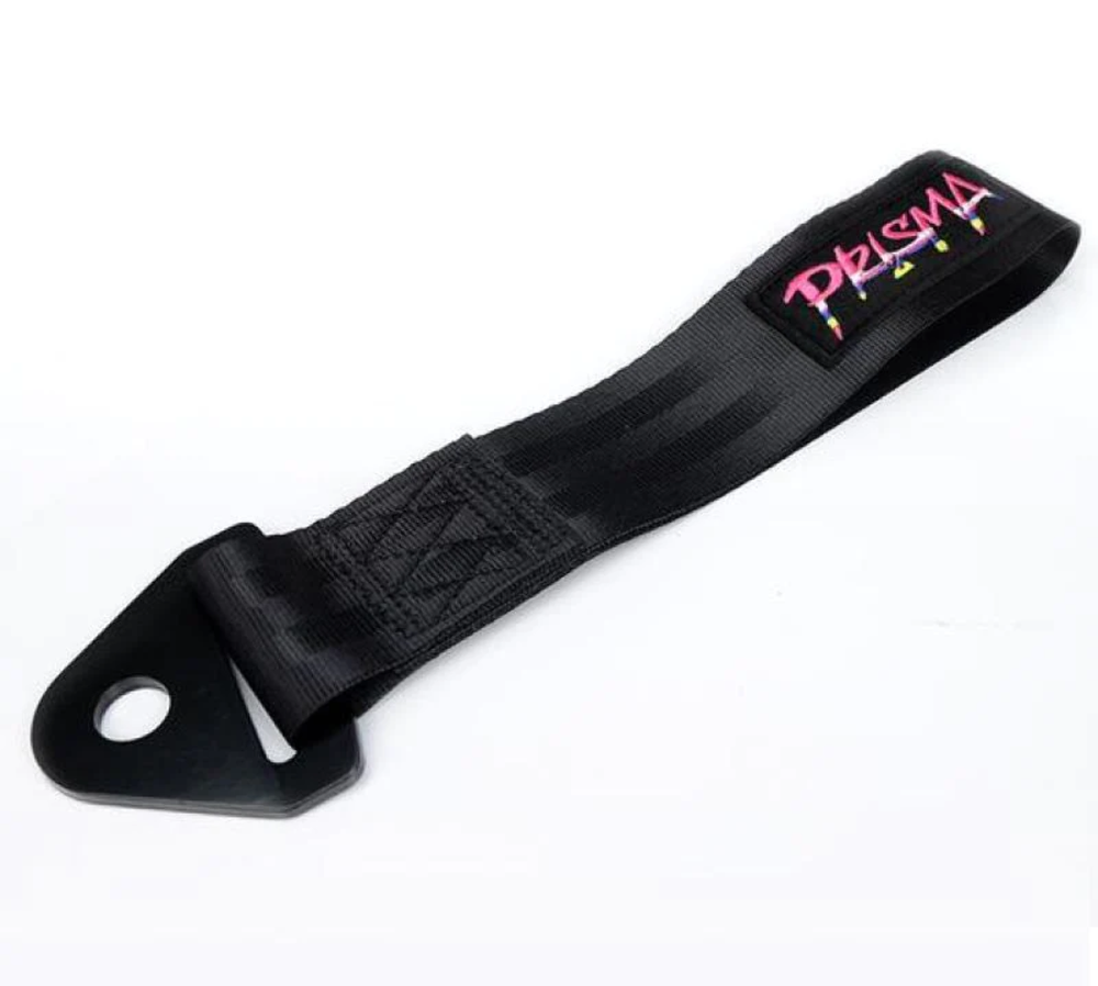 NRG Universal Prisma Black Tow Strap TOW-01BK