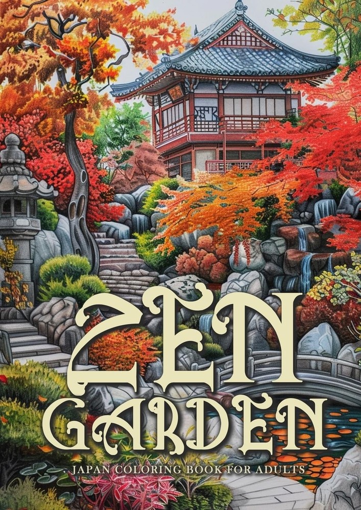 Monsoon Publishing Zen Garden Japan Coloring Book for Adults (Paperback)Another great item from Rarewaves USA | Free delivery!