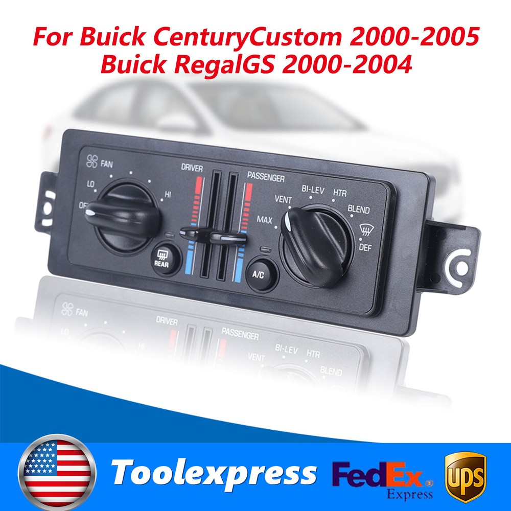 A/C Heater Temperature Climate Control Switch For Buick Century 2000-2005