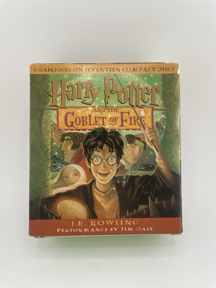Harry Potter and the Goblet of Fire JK Rowling Unabridged CD Audio Book 17 Discs