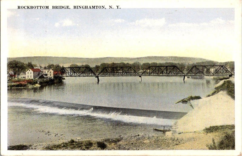 Binghamton New York NY : BRIDGE SCENE m/14 AV2790
