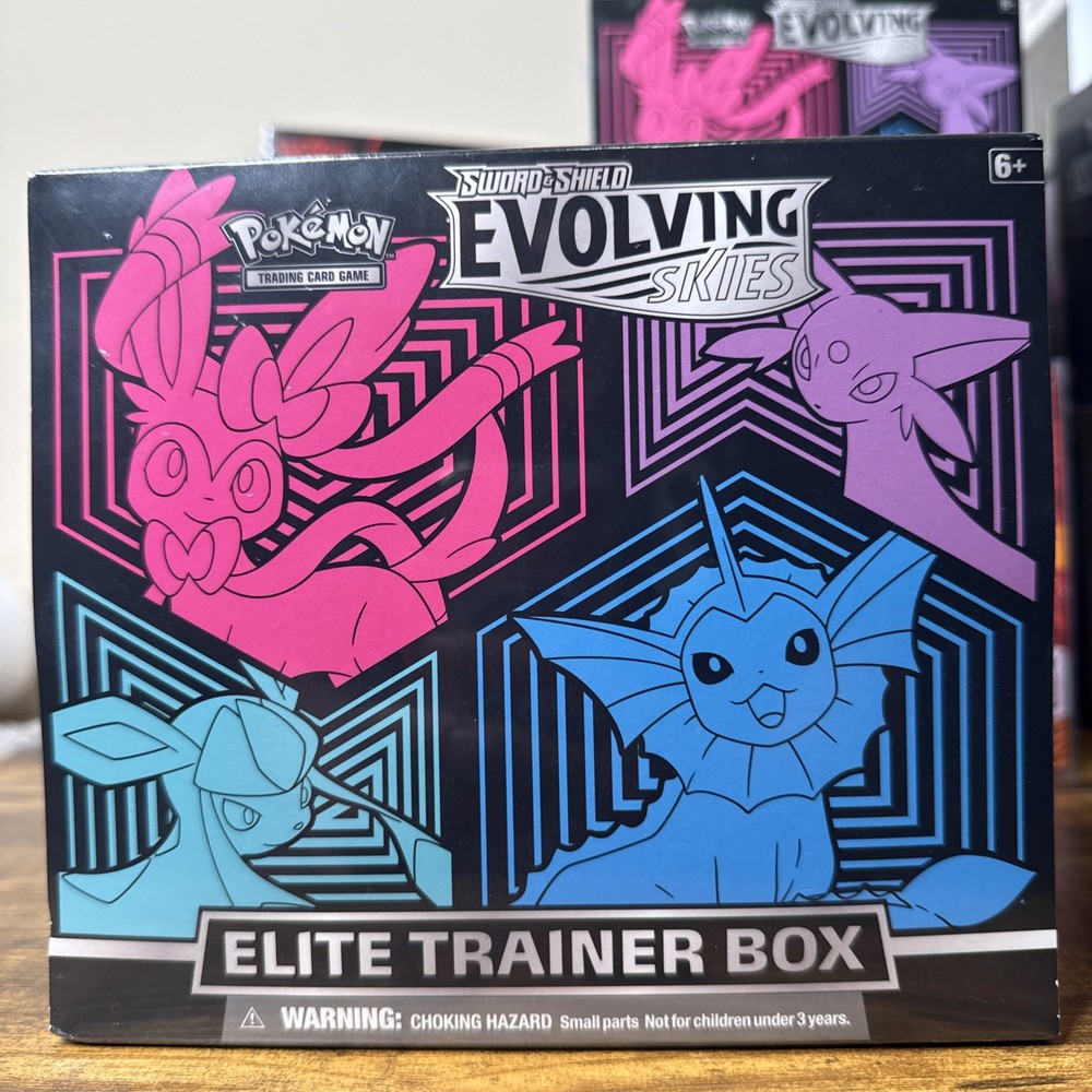 Pokemon Evolving Skies ETB Elite Trainer Box Factory Sealed 2021