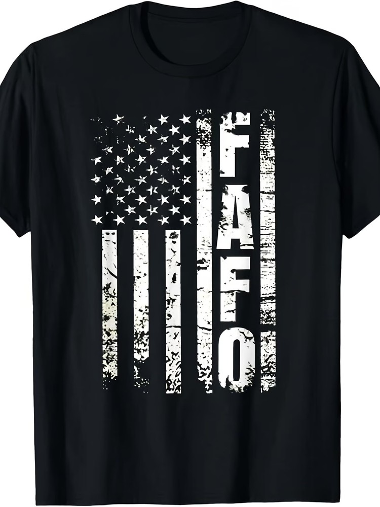 FAFO American Flag Graphic T-Shirt
