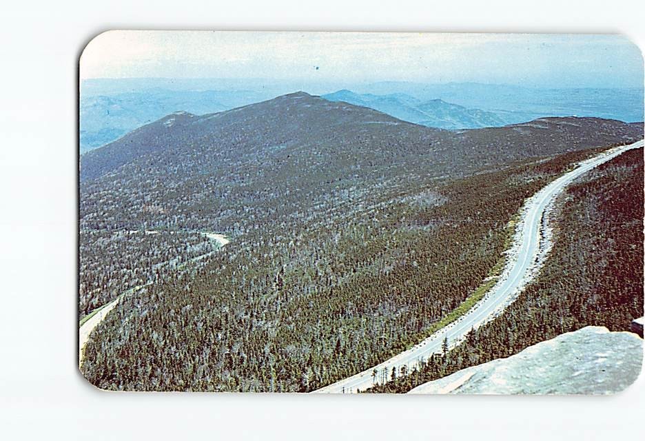 Postcard The White Face Mountain Memorial Highway Adirondacks New York USA