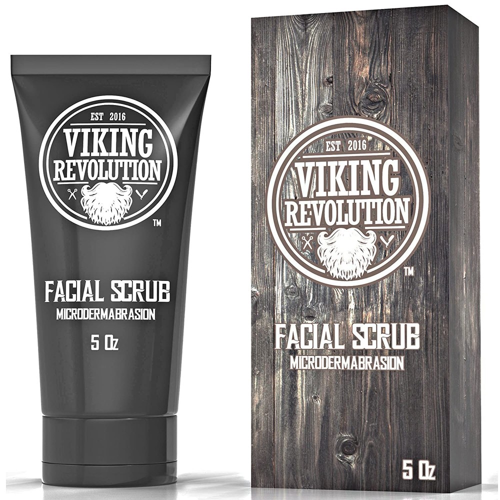 Microdermabrasion Face Scrub for Men - Exfoliating Facial Cleanser for Smooth Skin