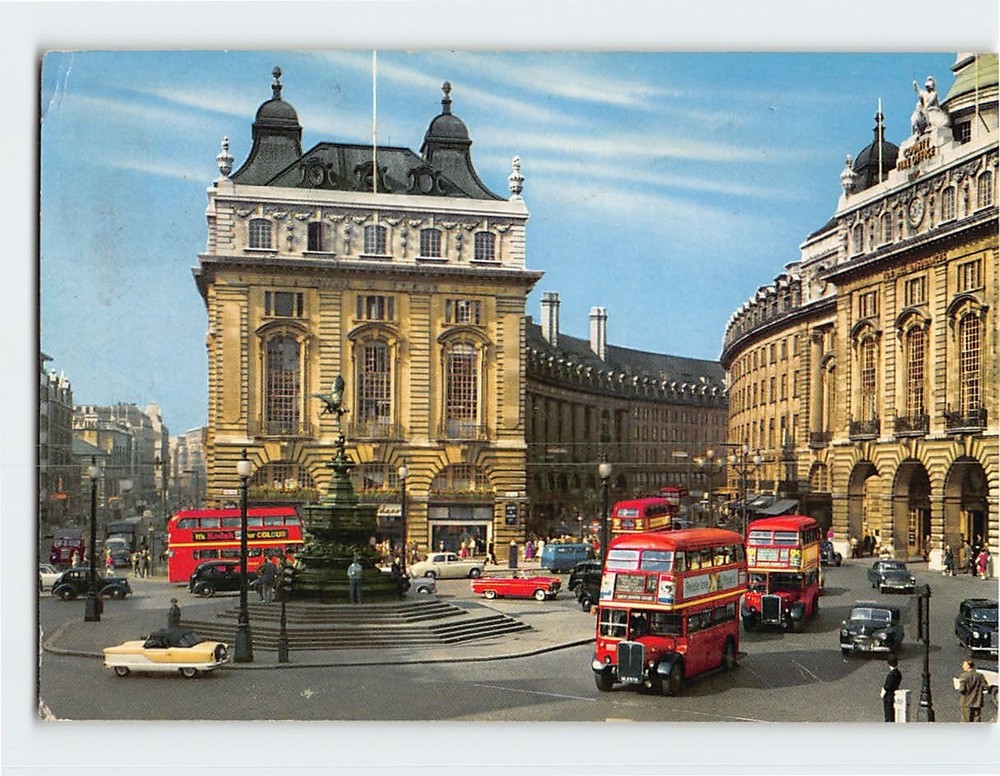Postcard Piccadilly Circus London England