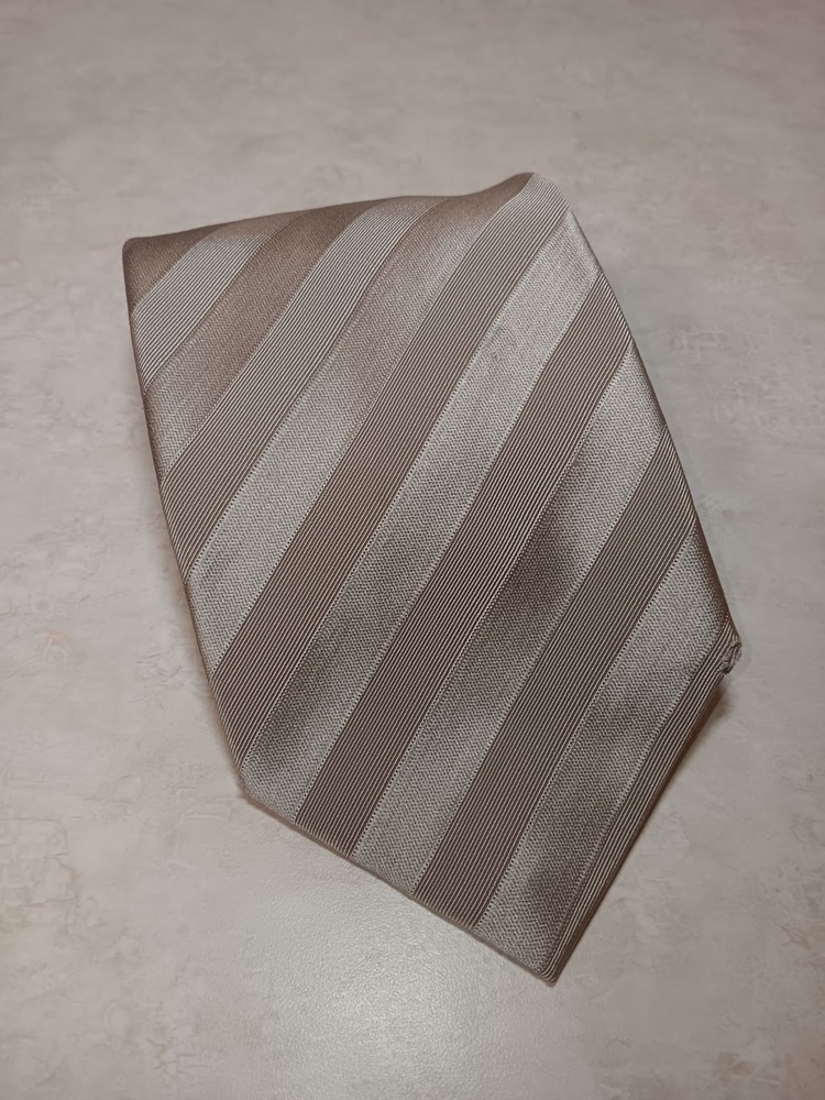 Atkinsons XMI Gray SILK/WOOL Royal Irish Poplin Tie 3.75